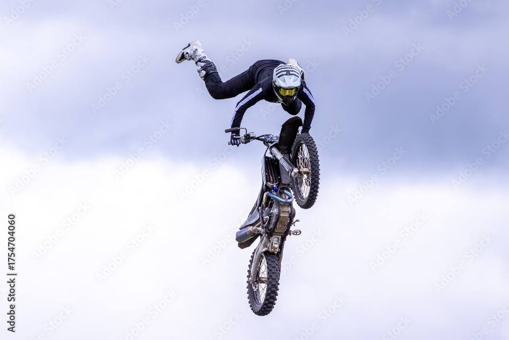 Obraz premium Motocross Stunt Event