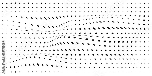 grunge Halftone white and black dots pattern and black gradient grunge texture background. Dotted line comic sport style vector illustration