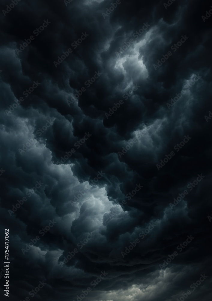 Obraz premium Dramatic stormy sky wallpaper.