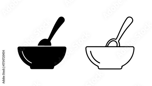 Mortar and pestle set with transparent background