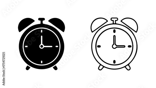 Alarm clocks with transparent background