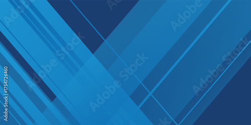 Dark blue gradient background with abstract graphic elements for presentation background and web header design. Suit for business, corporate, institution, party, festive, seminar, and talks.