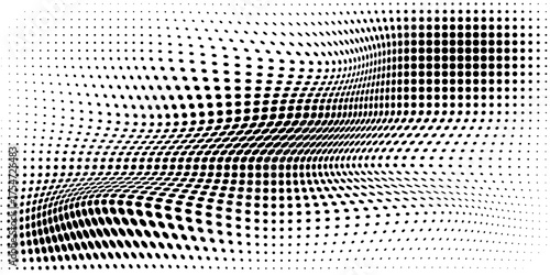 grunge Halftone white and black dots pattern and black gradient grunge texture background. Dotted line comic sport style vector illustration