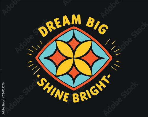 Typographic t-shirt design with some variants of motivational quotes