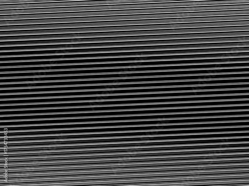 Abstract art geometric background with shiny abstract 3d black and white stripes pattern. Black and white optical illusion with waves and transitions.	
