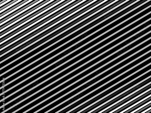 Abstract art geometric background with shiny abstract 3d black and white stripes pattern. Black and white optical illusion with waves and transitions.	
