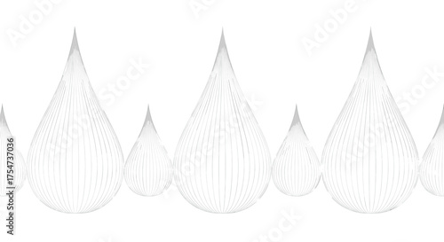 Abstract water drops vector illustration background for modern design and creative projects use case