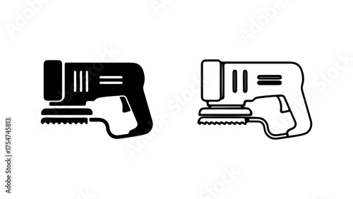 Power sander icon with transparent background