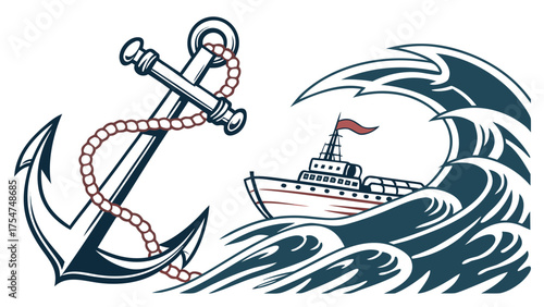 pirate ship silhouette