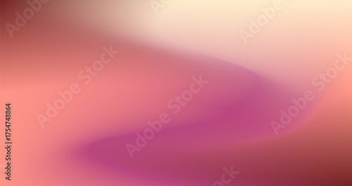 Minimalist abstract gradient backdrop in soft pink and peach tones with blurred texture and flowing curve shapes
