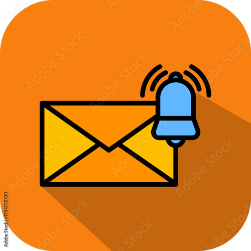 Notification isometric icon