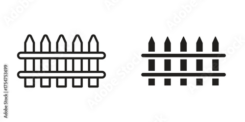 Yard icon in vector. Logotype