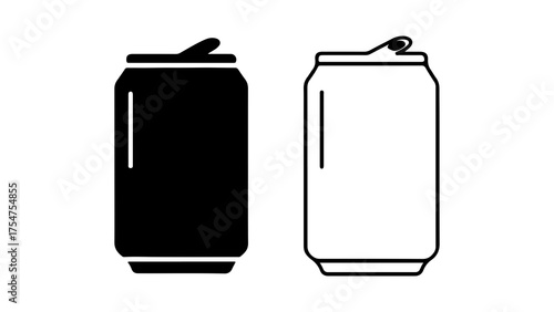 Aluminum cans with open tabs with transparent background