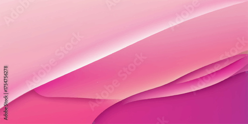 The abstract pink and purple silk backdrop features a smooth, artistic wave design, creating a light texture wallpaper
