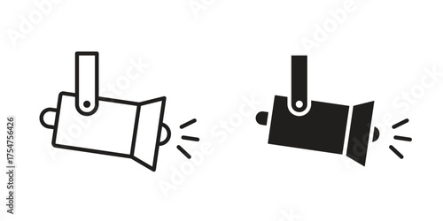 Spotlight icon in vector. Logotype