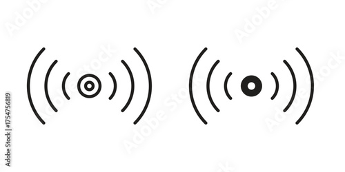 Sensor icon in vector. Logotype