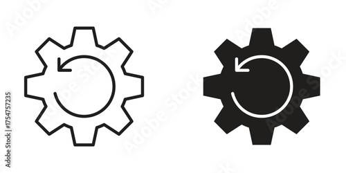 Recovery icon in vector. Logotype