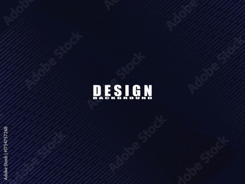 Premium background design with diagonal dark blue stripes pattern. Vector horizontal template for digital lux business banner, contemporary formal invitation, luxury voucher, prestigious gift certific