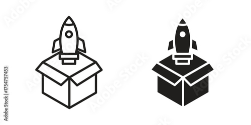 Product release icon in vector. Logotype
