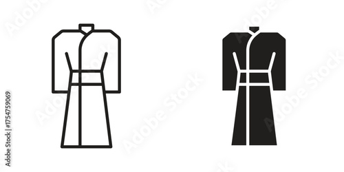 Kimono icon in vector. Logotype