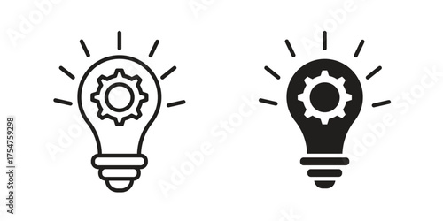 Innovation icon in vector. Logotype