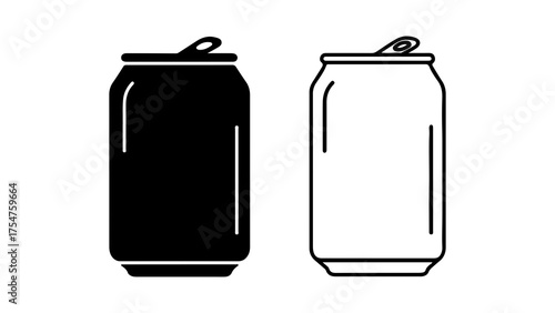 Aluminum cans with pull tabs with transparent background