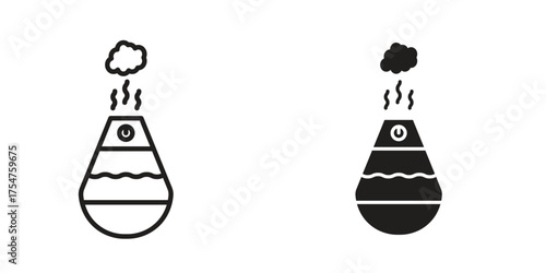 Humidifier icon in vector. Logotype