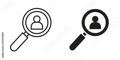 Hiring icon in vector. Logotype