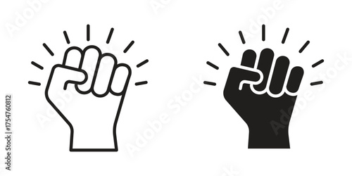 Empowerment icon in vector. Logotype