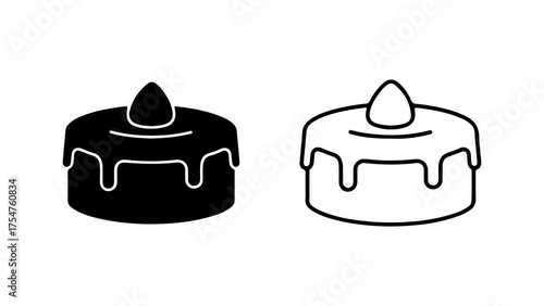 Burning candle icon with transparent background