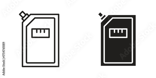 Doy in vector. Logotype pouch icon in vector. Logotype