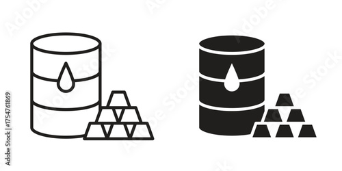 Commodity icon in vector. Logotype