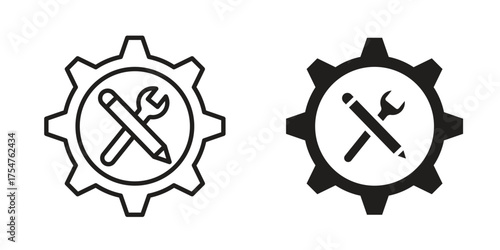 Business development icon in vector. Logotype
