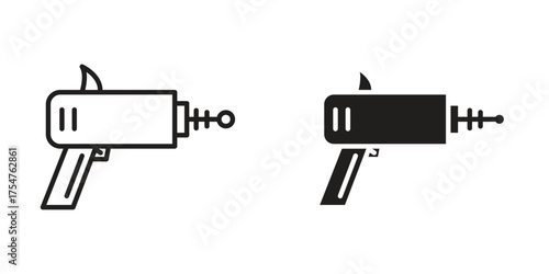 Blaster icon in vector. Logotype