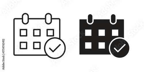 Appointment icon in vector. Logotype