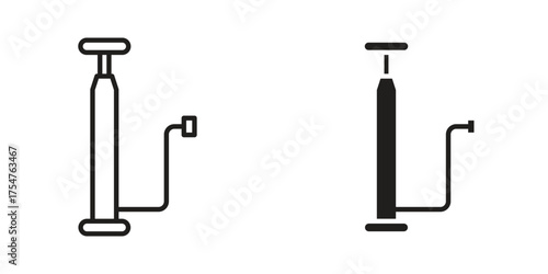 Air pump icon in vector. Logotype