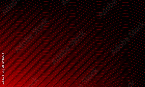 Wallpaper Mural Dark Red Wavy Lines Abstract Background with Gradient image photo Torontodigital.ca