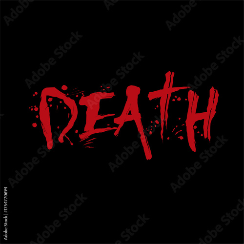 the word “death” written in blood