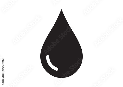 Drop icon, Drop solid vector