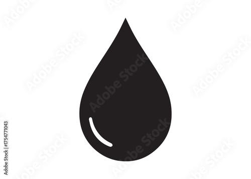 Drop icon, Drop solid vector