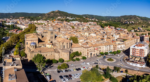 Cathedral of Santa María in the walled enclosure of Solsona, 14th century, Solsonés, province of Lleida, Catalonia, Spain