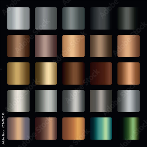 Metal gradients set