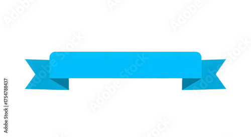 Ribbon banner, curve badge, label, title box, clip art, png isolated on transparent background. A light blue banner with pointed ends, centered on a white background. Free Download Ribbon banner, curve badge, label, title box, clip art, png isolated on transparent background. A light blue banner with pointed ends, centered on a white background. - GFXLoad