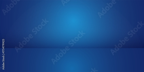 Blue room in the 3d. Background