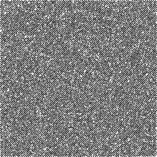 Black halftone lines form a rough diagonal texture on white. Vector illustration with a gritty, distressed look.