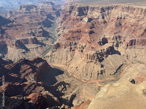 Vast Canyon Landscape: Beautiful, sweeping view of the majestic national park, showcasing wonderful layers of natural rock formations.
