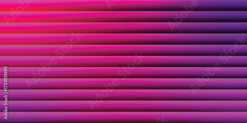 Neon Horizon Gradient Color Striped Abstract Background vector Illustration pink and purple stripes, creating a vibrant texture for a design or wallpaper backdrop