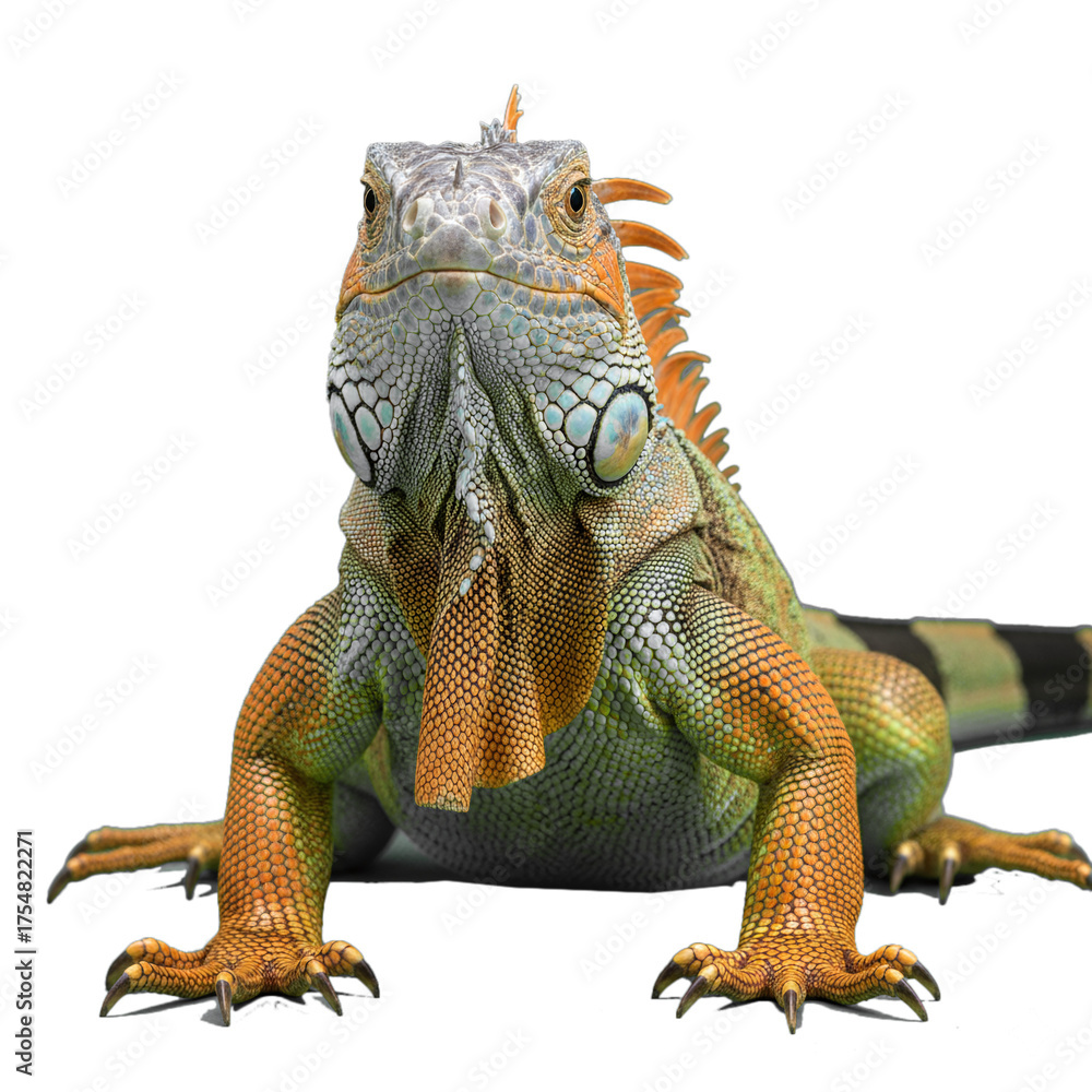 Obraz premium iguana isolated on transparent background