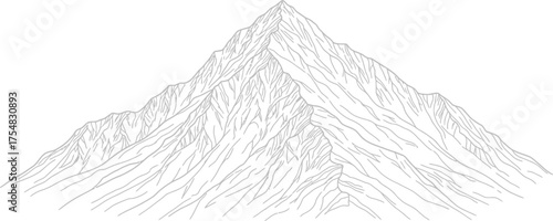 Mountain peak summit ridge range climb hiking adventure nature landscape alps