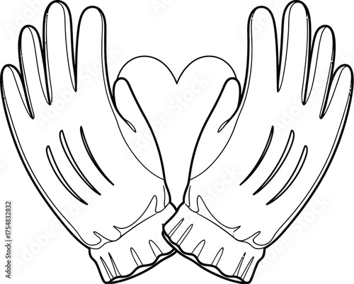 Hands heart love care support charity kindness compassion empathy hope giving